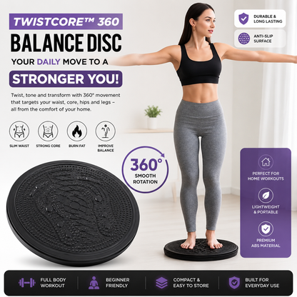 Black Twister Core Fat Burning Disc for Home Workout My Store 2